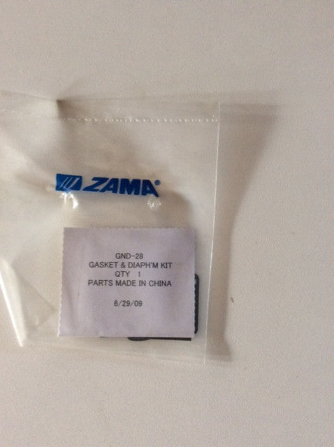 GND-28 Zama GASKET & DIAPHRAGM KIT - NO LONGER AVAILABLE Use 49-883 or 48153